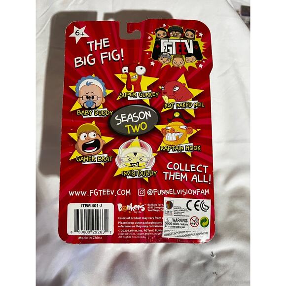 FGTEEV Raptain Hook The Big Fig Season 2 TWO 2020 NEW Bonkers Hunter Products - Picture 5 of 10